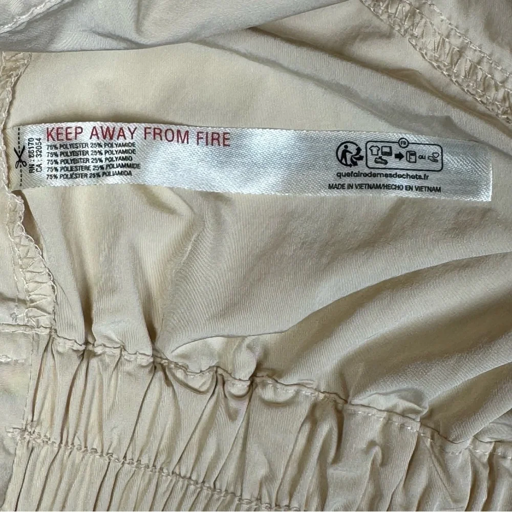 Free People FP Movement Hi Five Pants Cream and White Women’s Size Small - Picture 8 of 15